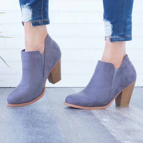 One Pair Left ****Gray bootie - Picture 2 of 3